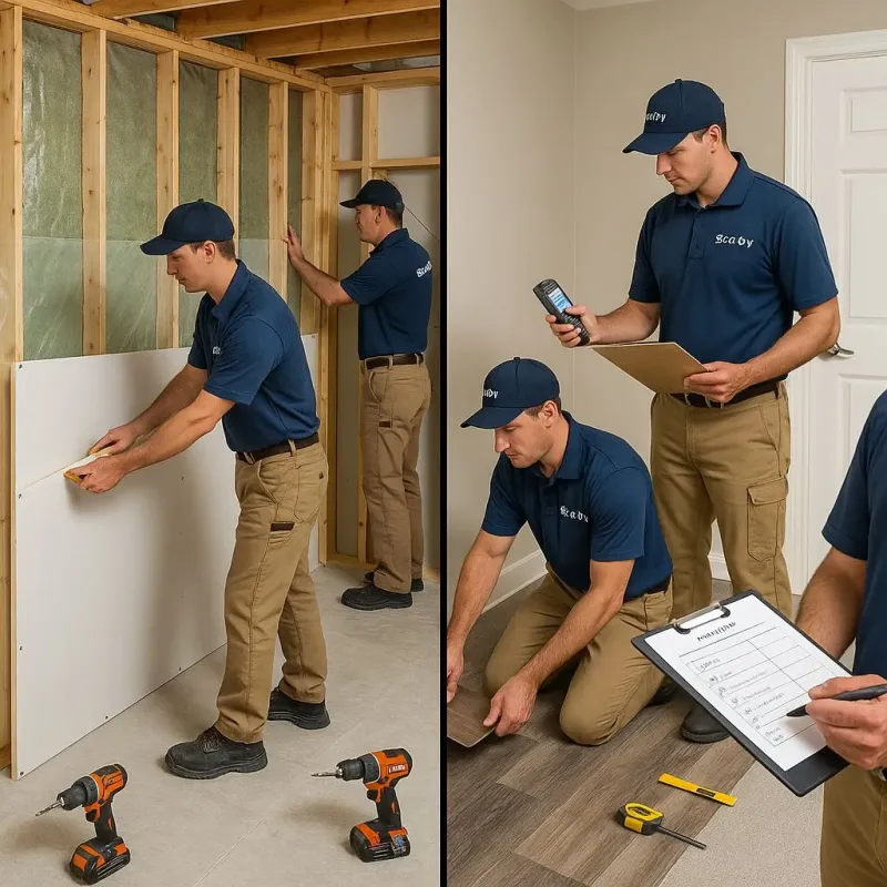 Repairs and Reconstruction process in South Nyack, NY